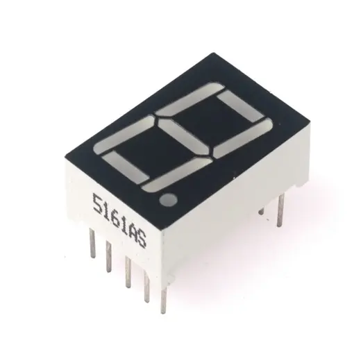 Display LED 5161AS 1 dígito cátodo común