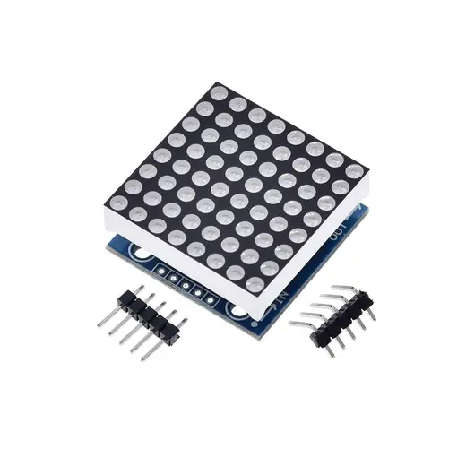 Módulo matriz LED 8x8 con MAX7219, placa cuadrada